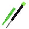 2.8mm Mechanical Pencil Deep Hole Marking with Sharpener/Ruler Solid Carpenter Pencil Long Head Metal Woodworking Marking Tool