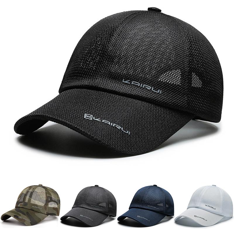 Yiran Bag Women's Kairui Breathable Full Mesh Hat Men's Trendy Baseball Hat Hip Hop Hat Outdoor Leisure Sports Sunshade Hat Decorative Hat