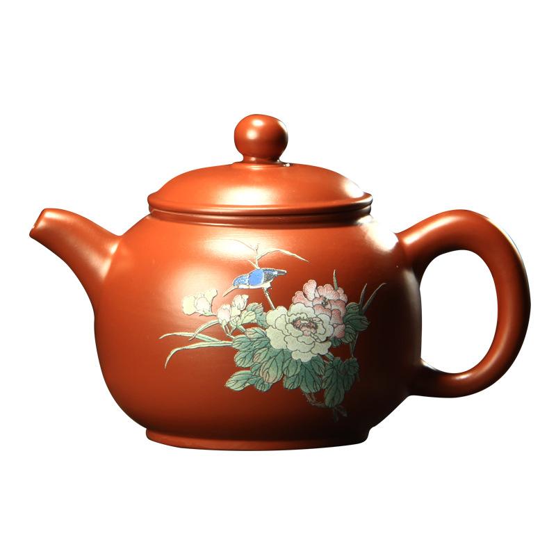 Pure hand-painted purple sand teapot Kung Fu tea brewer Kung Fu tea set household