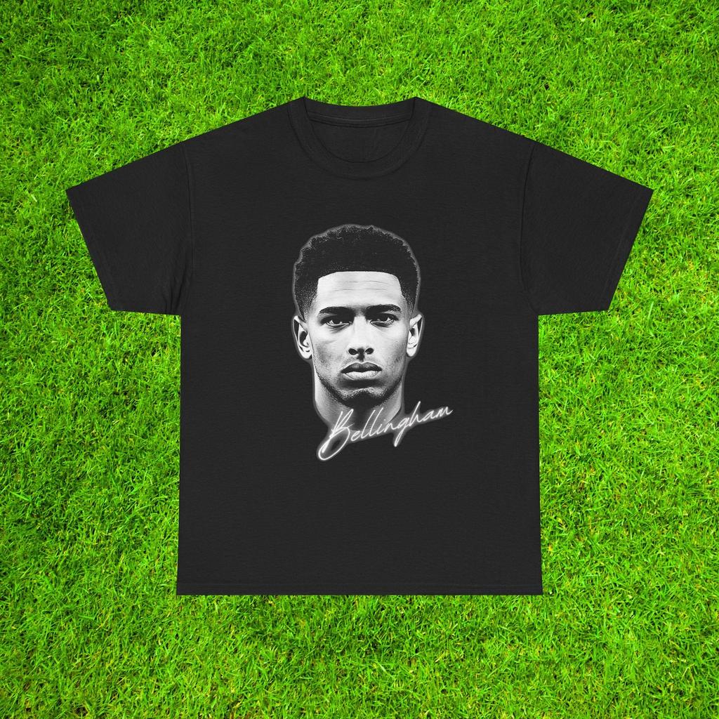 T-shirt Jude Bellingham Real Madrid Inghilterra Fan di Calcio Regalo Belligol Leggenda del Calcio Maglietta Streetwear Dortmund Merch Maglietta Nera ArT-Shirt