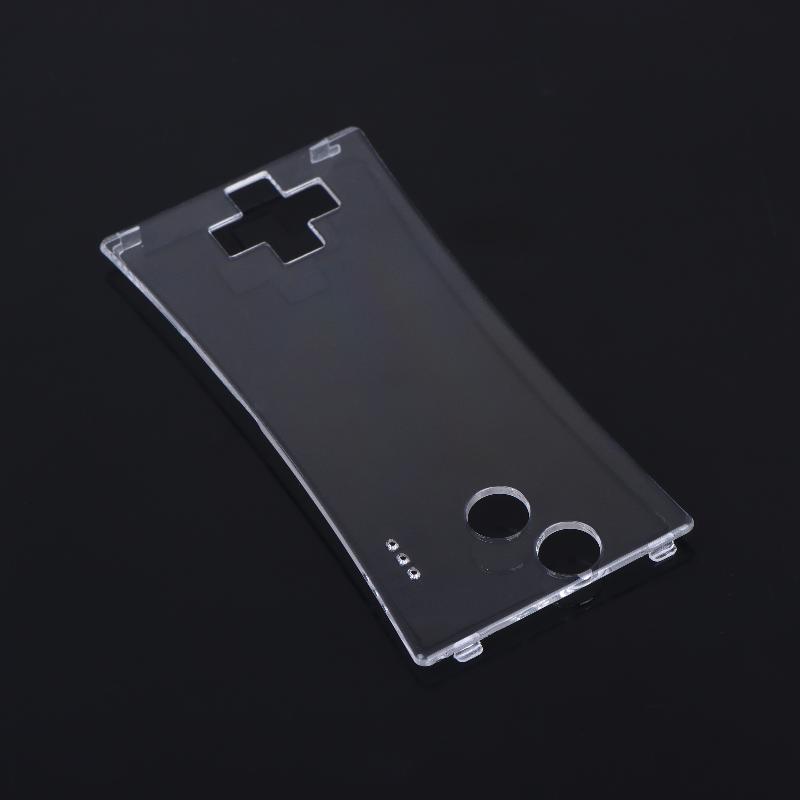 For Gameboy Micro Transparent Clear Front Faceplate Cover For Gbm System Front Shell Case & Protective Film Accessories
