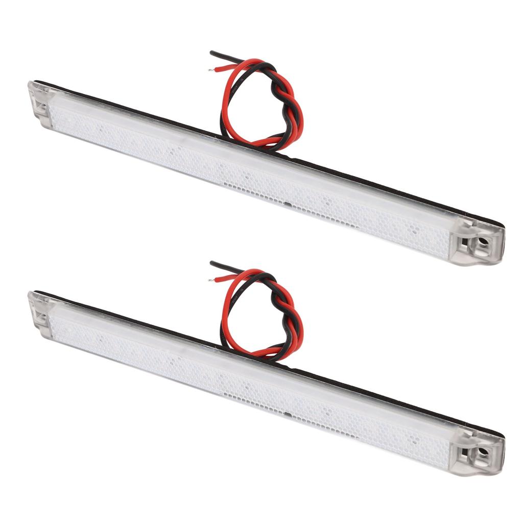 2 Pcs Side Marker Light 12V DC IP65 Waterproof LED Width Indicator Clearance Light for RVs Boats Yachts