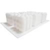 6 Cavity Silicone Candle Mold 3D Cube Shape DIY Mousse Cake Mold  Dessert Baking