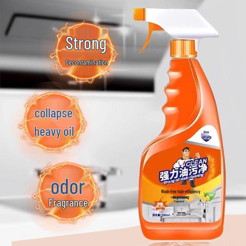 Foam Degreaser: Range Hood & Kitchen Heavy Oil Stain Cleaner.