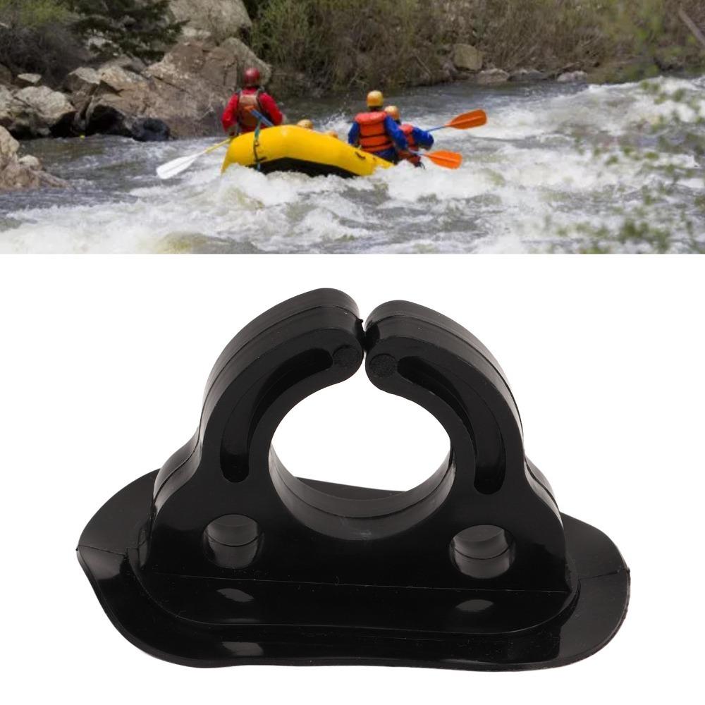 4PCS Easy To Install Inflatable Boat Paddle Clips Open‑style Oar Ring Paddle Oar Keeper for Kayak