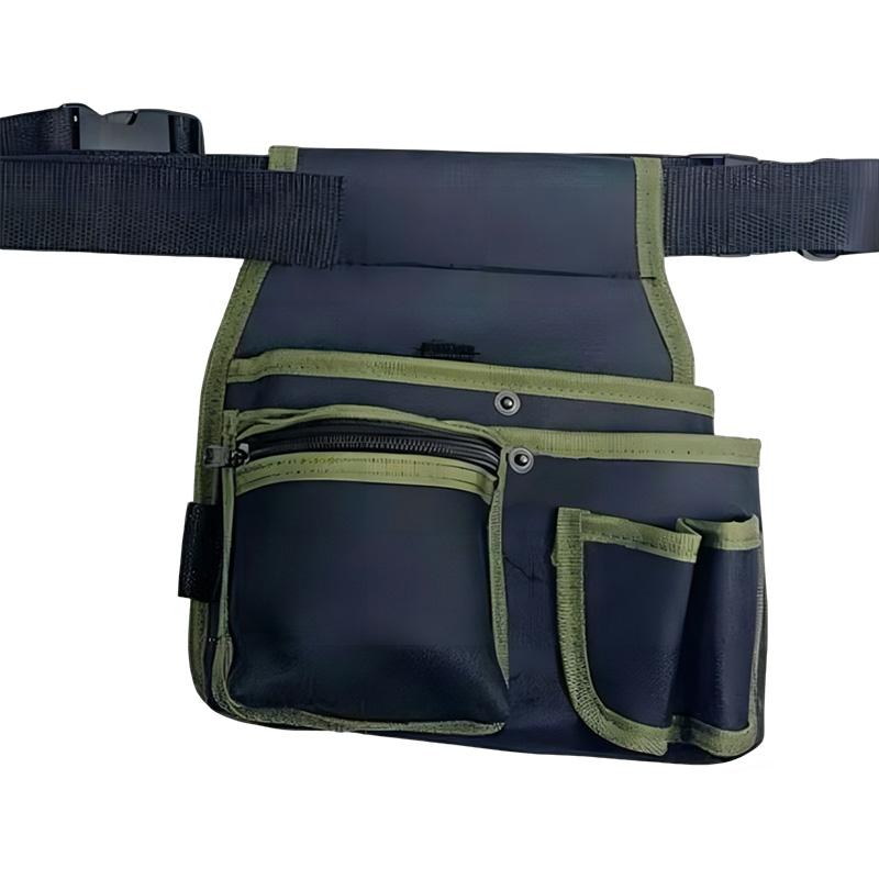1pc Three Layers Electrical Tool Kit Pockets Storage Bag Mechanic Waist Bag Pliers Screwdrivers Wrench Organizer Bag