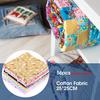 56pcs Square Cotton Fabric 25x25cm Sewing Tissue Floral Print Household Handcraft DIY Accessories