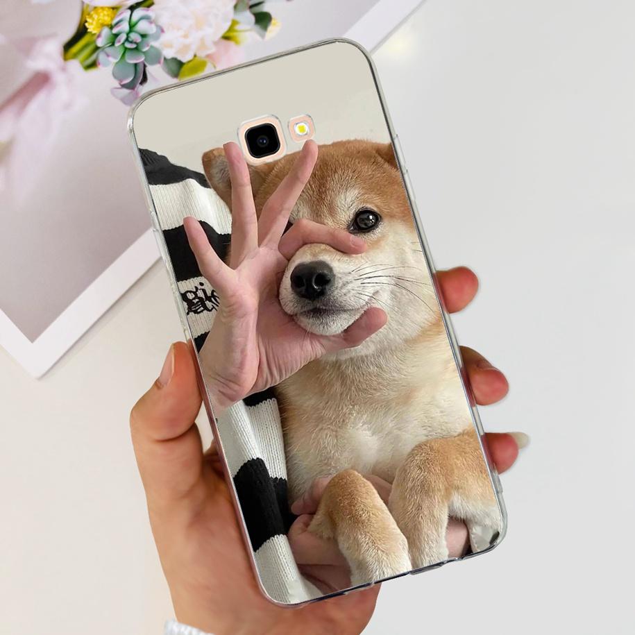 For Samsung Galaxy J4 Plus 2018 Phone Case Fashion Flower Soft Silicone Cover For Samsung J4 J 4 Plus 2018 J4+ J415F J4Plus Capa