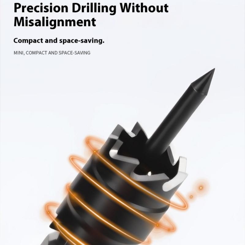 Professional Steel Iron Sheet Hole Cutter Drill Bit Set Multiple Size Multipurpose Metal Drilling Tool With Storage Case