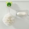 Push In Suction Hand Towel Holder Cartoon Shaped Round Self Adhesive Wall Dish Towel Hook for