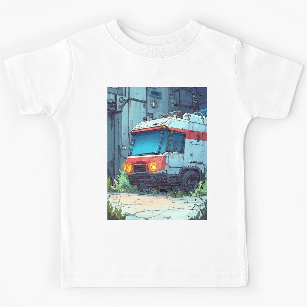 The Arctic Service Van - Retrofuturistic Vehicle Kids T-Shirt 120