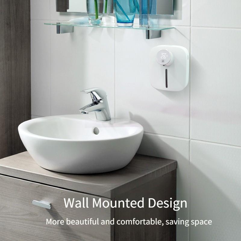 Household Rechargeable Automatic Foam Hand Washing Equipment Wall Mounted Smart Infrared Induction Soap Dispenser