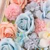 Mixed Artificial Rose Flowers Heads Fake Flower for Home Hoom Decor Garden Wedding Decoration DIY Craft Garland Gifts Accessory