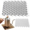 Outdoor Spring Insulated Mat 304 Stainless Steel Heat Insulation Pad Trivet Mat Hot Pad for Hot Dishes Pots and Pans for Camping