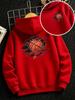 Stylish and casual hooded sweatshirts for boys and girls (Autumn/Winter); trendy sportswear featuring basketball prints—ideal for outdoor activities.