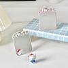 1Pcs Simple Portable Mini Handheld Pocket Metal Mirror Hello Kitty Desktop Makeup Mirror Student Anime Cute Kt Cat Mirror