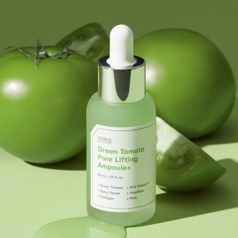 Ingredient Editor Green Tomato Hydrating Hyaluronic & Pore Minimizing Ampoule – 60ml Set