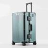 Aluminum Frame USB Charging Trolley Luggage