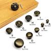 Vintage Retro Round Globular Jewelry Chest Box Cabinet Cupboard Dresser Drawer Door Window Handle Pull Knob Antique Brass Bronze