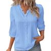 BITCED Women's Fashion Casual V-Neck 1/2 Sleeves Blouses & Shirts