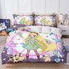 Estrela vs. Conjuntos de Cama Forças do Mal, Capa de Edredom de Figura de Anime Princesa Conjunto de Edredom para Cama Conjunto de Cama Presente de Aniversário