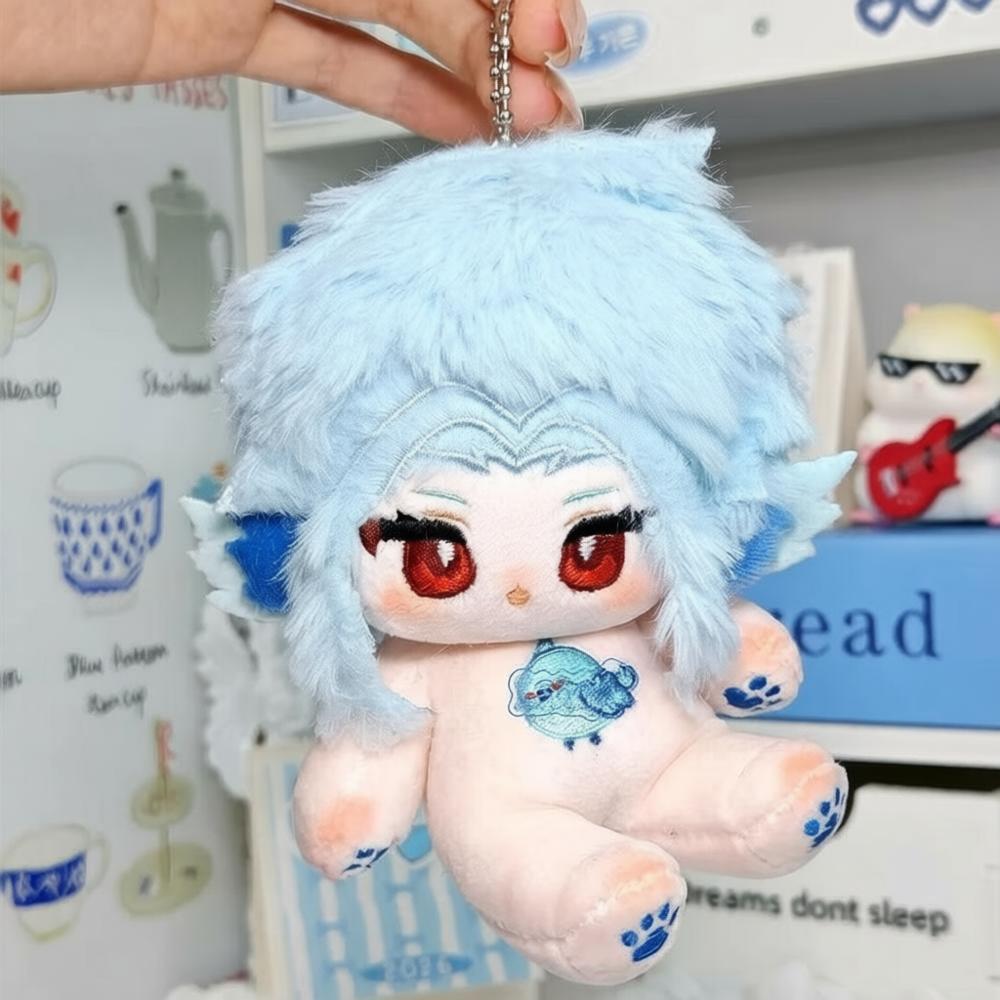 10Cm Genshin Impact Pantalone Plush Doll Mini Pendant Regrator Plusie Toy Keychain Il Dottore Stuffed Doll Friend Fans Xmas Gift