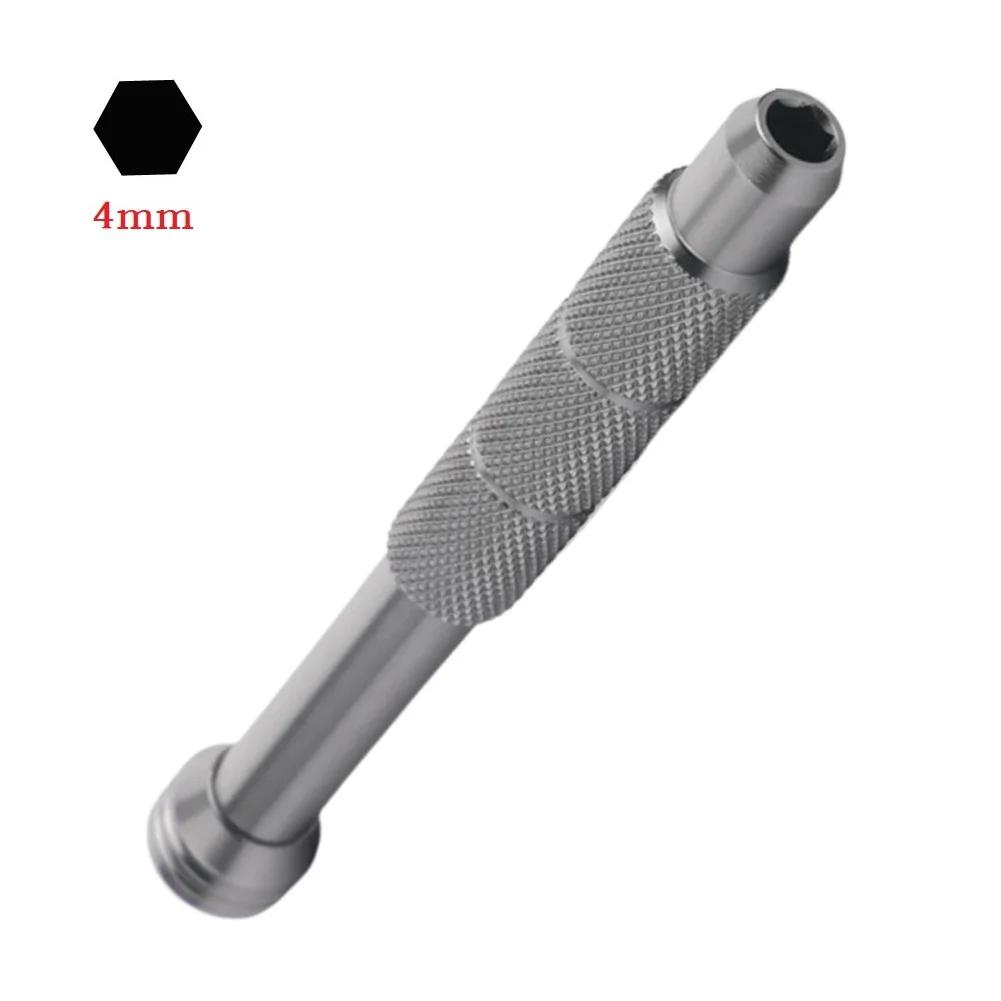 Magnetic Screwdriver Handle Precision Screw Driver Holder Handle For 4mm Hex Bits Aluminum Alloy Phone Repair Hand Tools