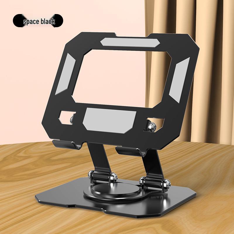 All-Metal Dual-Axis Laptop Stand: Elevates View, Enhances Heat Dissipation for Dorm Desktops.