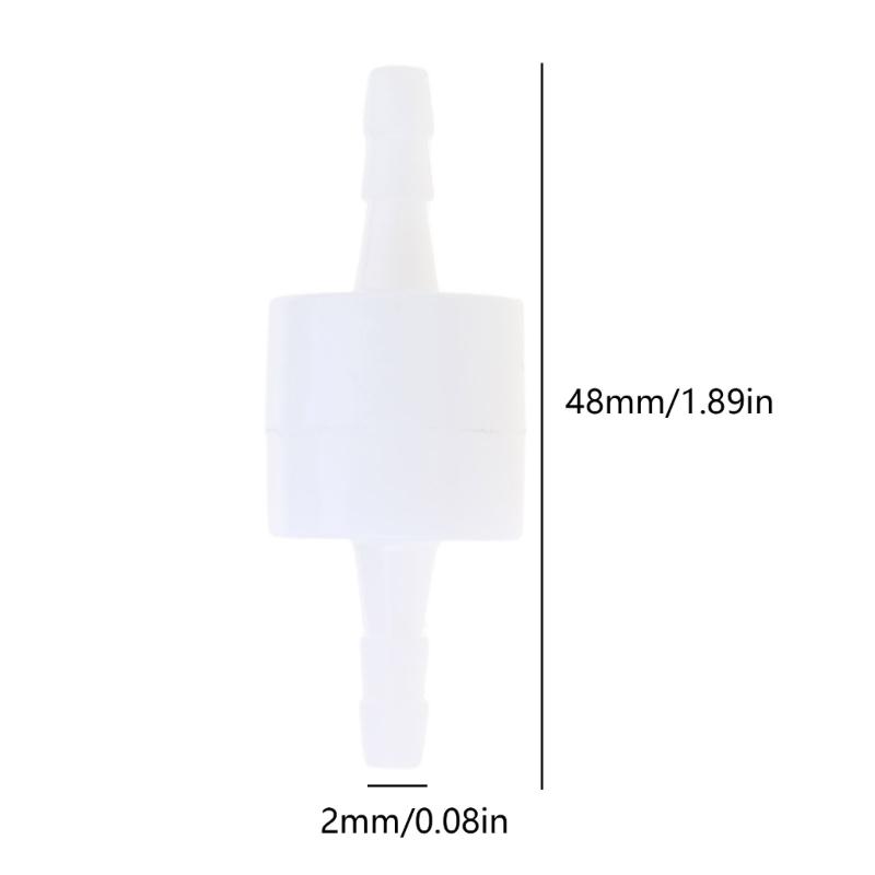 One Way Non-Return Check for Valve Air Pump Check Valves Fish for Tank Stop for Valve for Aquariums, Hydroponics, Aquapo