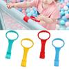 Bed Accessories Baby Pull Ring Solid Color Baby Crib Hooks Teaching Hand Pull Ring  Learn To Stand