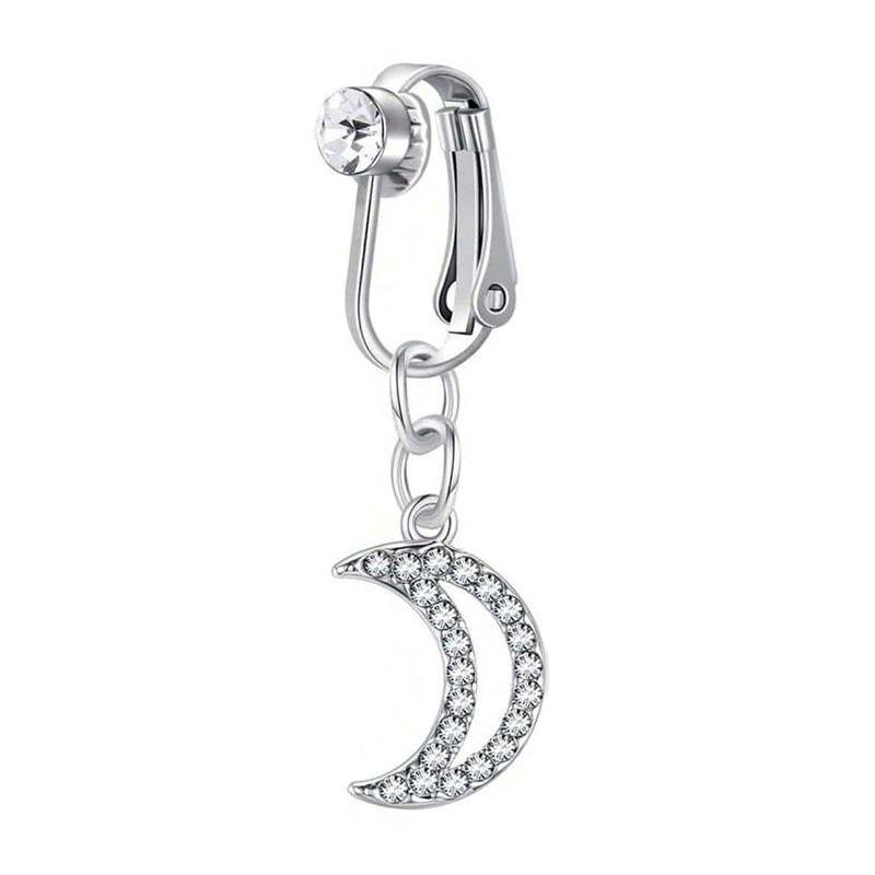 Stylish No-Clip Navel Ring and Stud Collection