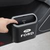 Car Trash Bin Hanging Vehicle Garbage Dust Case Storage Box For Ford Raptor Fiesta Focus 2 3 4 Mondeo Ecosport Mustang Fusion
