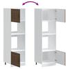Muebles de Cocina Kalmar 2 uds Tablero de Partículas Efecto Roble Marrón
