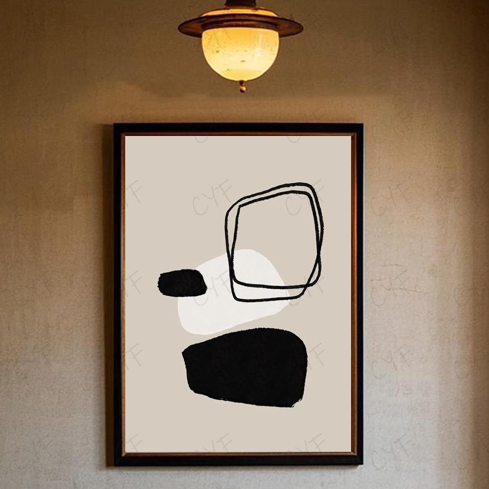 Abstract Bohemian Wall Art Poster High Quality Wall Art for Home Office Bedroom Living Room Hallway Bar Perfect Gift Idea