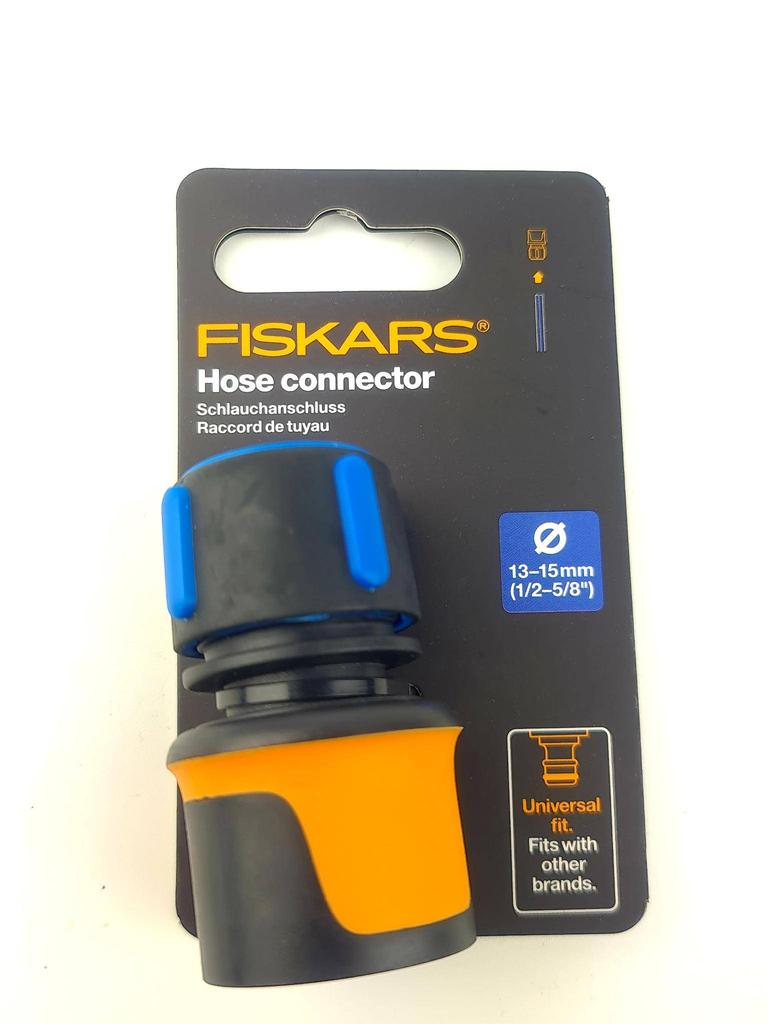 Fiskars Quick Connector 1/2-5/8" 1027072 Strong Through-Hole Connecting Garden Hose Plot Irrigation