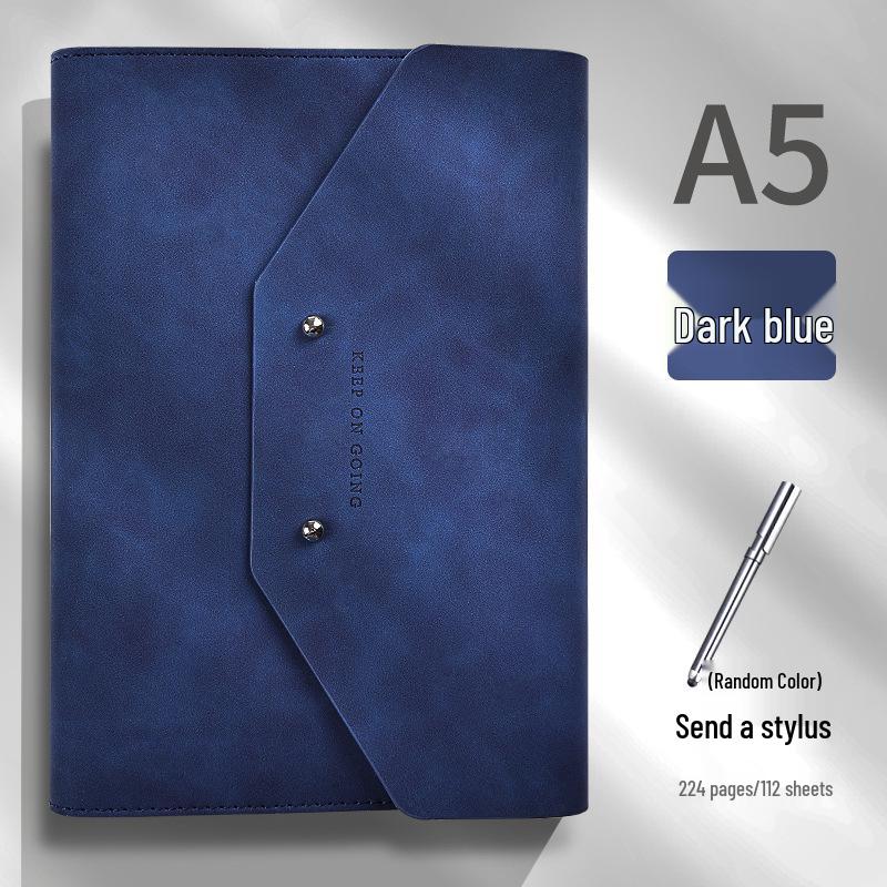 

2025 Double Cover Soft Leather Business Notepad, Customizable Logo, Perfect for Graduation Gifts and Planners A5