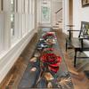 Valentine's Day Carpet Golden Rose Carpet Runner Rug Kitchen Rug Doormat Welcome Mat Carpet For Live Room Rug For Bedroom