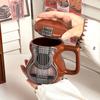 Gitarrendeckel Keramiktasse Große Kapazität Kreativ Wasserbecher Kaffeetasse Musik Musikinstrument Tasse Geschenk Geschenk