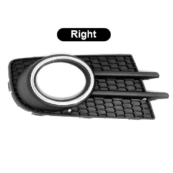 Fog Light Bezel Cover For Volkswagen Tiguan 2012-2018 Front Bumper Lamp Frame With Black/Chrome Ring Car Light Accessories Chrome Right