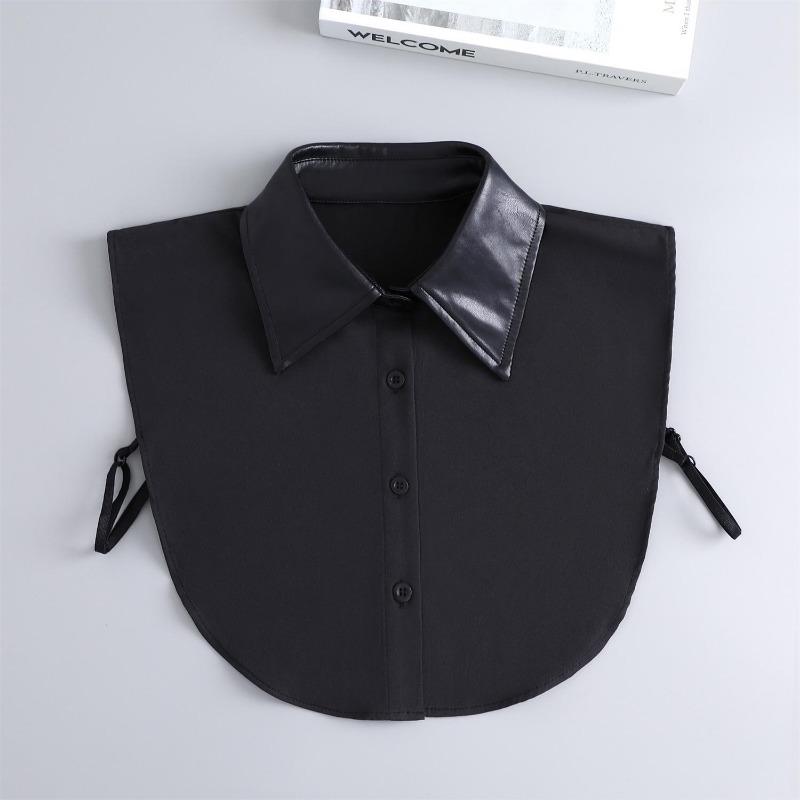 Hollow Lace Chiffon Doll Cotton Fake Collar Blouse Sweater Detachable Shirt Collar False Collar Lapel Women Top Collars Decor