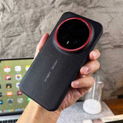 Für Honor Magic 8 Pro Hülle Luxuriöses PU-Leder Cover Für Honor Magic8 Pro Staubdichte Schale Einfacher Fingerabdruckresistenter Stoßfänger