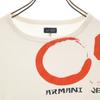 Armani Jeans Short Sleeve Rib T-shirt L White Women Used