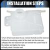 UXCELL Coolant Reservoir Water Expansion Tank Engine Coolant Recovery Overflow Bottle No.96817343 for Chevrolet Aveo 2004-2008
