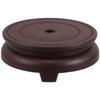 Flower Pot Base 8Cm Red Resin Round Stand For Vase Bonsai Fishbowl Crystal Ball Display Indoor Plant Holder Decorative