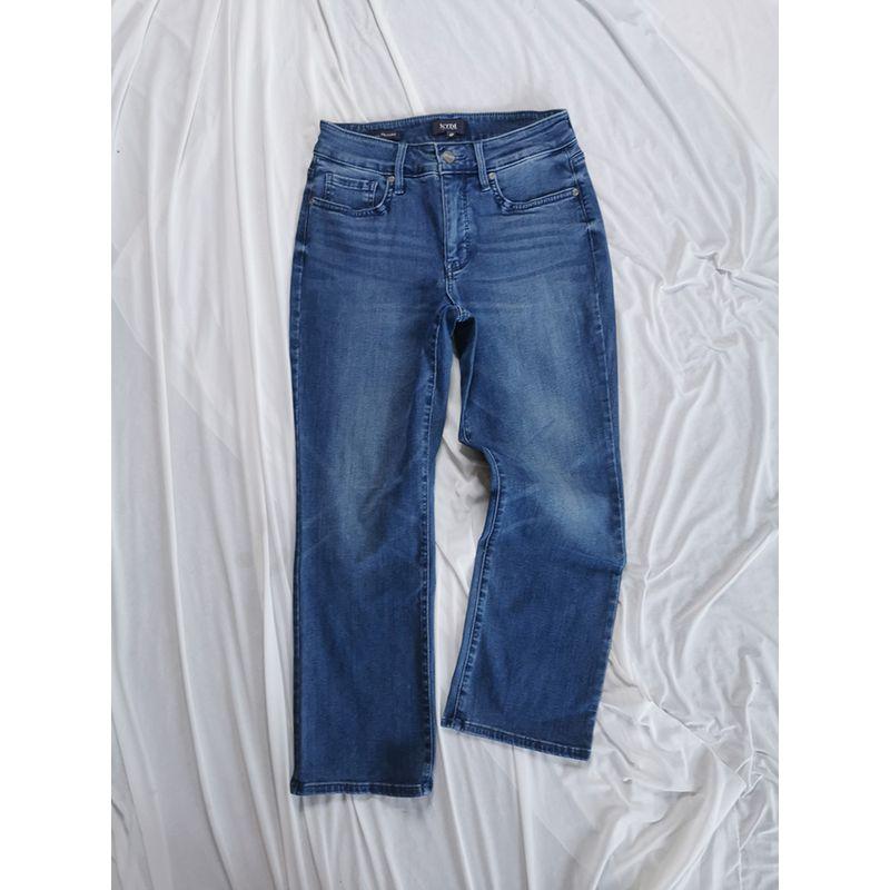 Export USA Off for 2 Pieces Spring/Summer Thin Stretch High Waist Marilyn Series Multi-Color Plus Size Cropped Denim