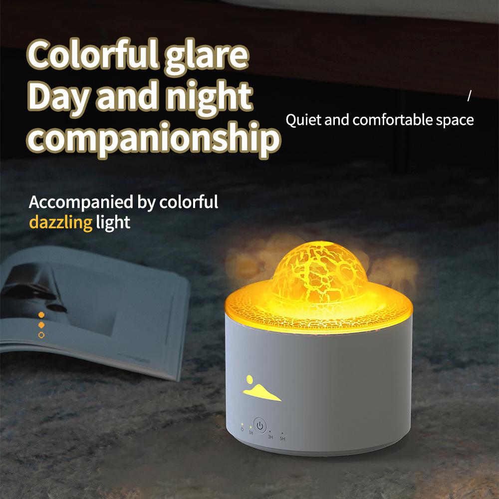 230ml Flame Planet zvlhčovač vzduchu USB ultrazvukový difuzér s aroma studenou vodou pro domácí aromaterapii difuzér esenciálních olejů