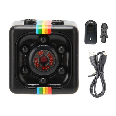 Mini Caméra 1080P HD Vision Nocturne Objectif 140 Degrés Petite Caméra Sport DV pour Extérieur Intérieur