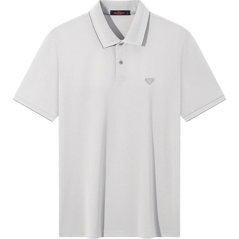 SEVEN Men's Silk Blend Jacquard Polo Shirt