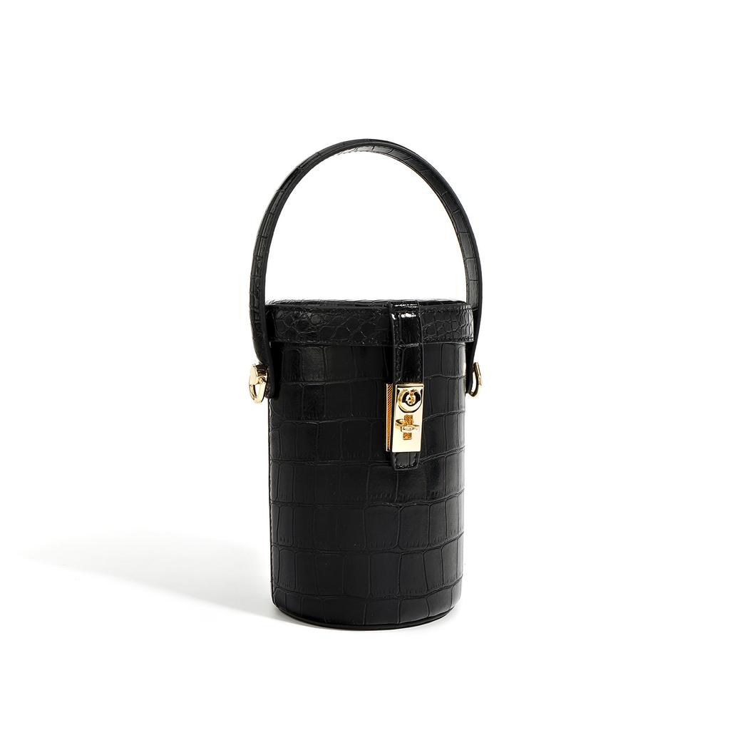2025 New Cylinder Bag Premium Bucket Bag Women's Bento Bag Crossbody Small Cylinder Bag Mini Fashion Handbag