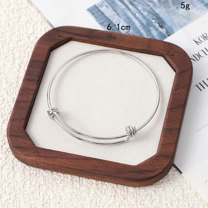 Wind Adjustable Bracelet, High-End Scenery Surface Plain Ring Bracelet, Men'S And Women'S Simple And Versatile Jewelry
